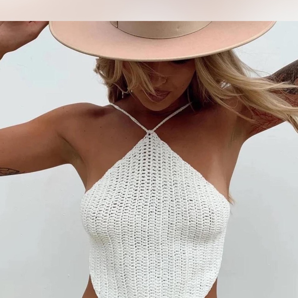 Cream Asymmetrical Cut Out Camisole